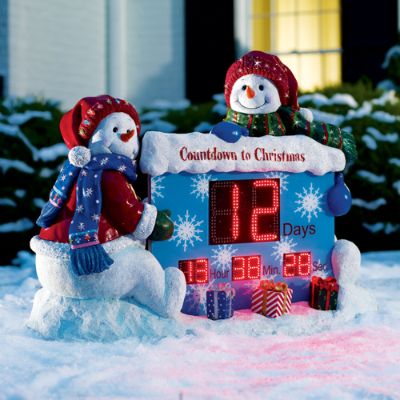 Countdown to Christmas Outdoor Display  Frontgate