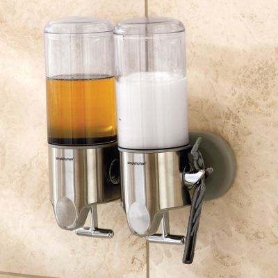 simplehuman® Twin Shower Dispenser Frontgate
