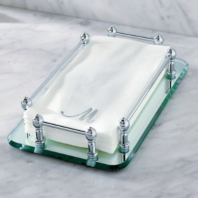 Belmont Rectangular Guest Towel Tray Frontgate