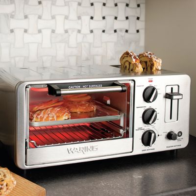 Customer Reviews: Waring Pro 4-Slice Toaster Oven Combo Stainless