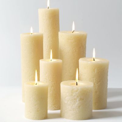 Textured Pillar Candle Frontgate