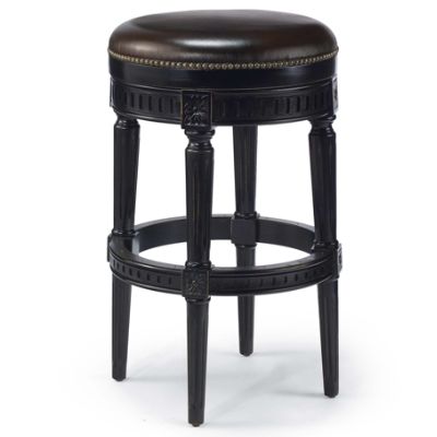 Manchester Swivel Bar Height Backless Bar Stool 30