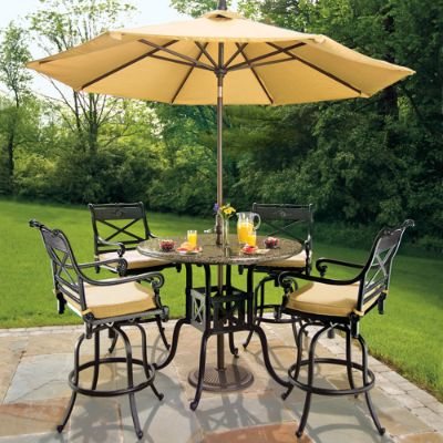 Cast-aluminum Outdoor Bar Furniture by Frontgate | Frontgate