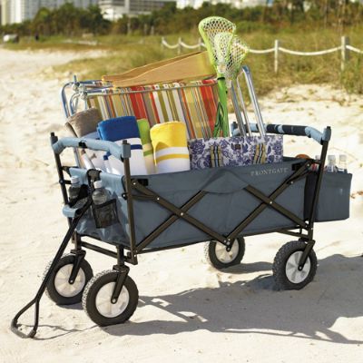 Folding Mobile Wagon with Canopy | Frontgate