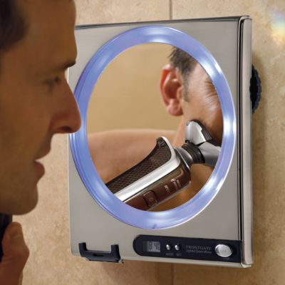 Lighted Fog Free Shower Mirror Frontgate 