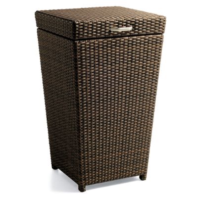 Woven Wicker Waste Bin | Frontgate