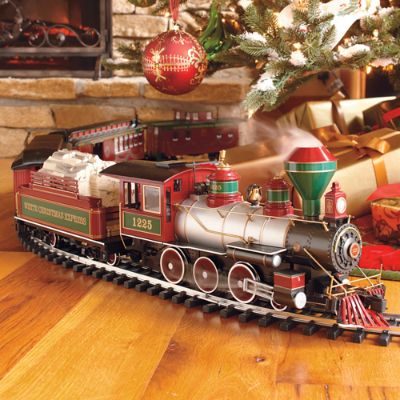 White Christmas Express Train Set | Frontgate