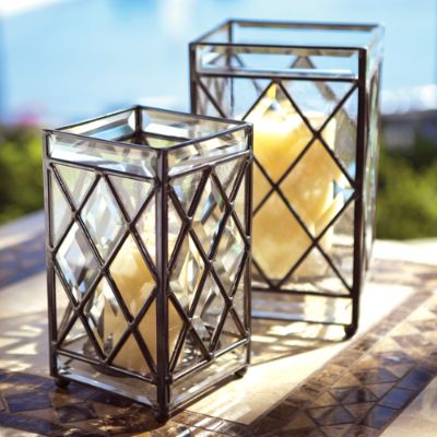 Beveled Glass Luminaries Frontgate