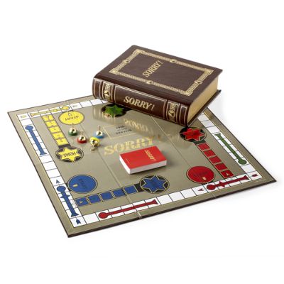 Sorry Bookshelf Board Game Frontgate