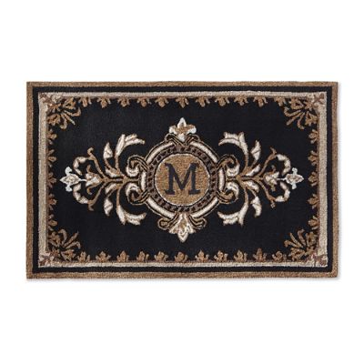  Doormat Indoor Monogram Letter T Non-Slip Front Door