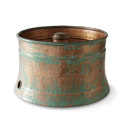 Patina Copper Hose Pot Frontgate