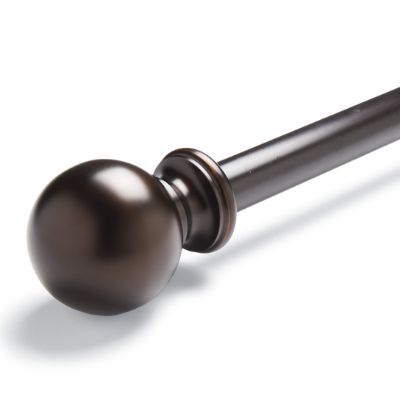 Indoor/Outdoor Single Drapery Rod with Ball Finials Frontgate