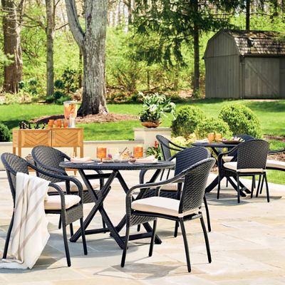 Frontgate cafe best sale curved stacking chairs