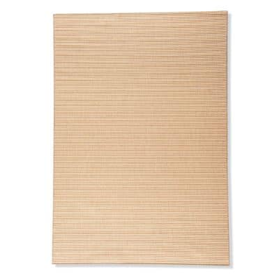 All-weather Cocoa/Natural Stripes Outdoor Area Rug | Frontgate