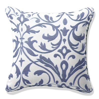 Sunbrella® Softly Elegant Cobalt Pillows | Frontgate