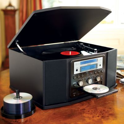 Vinyl/CassettetoCD Recorder and Audio System Frontgate