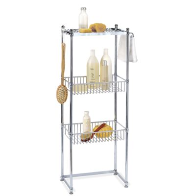 Rebrilliant Castello Free Standing Shower Caddy  Standing shower, Shower  organization, Shower storage