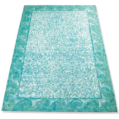Wave Mosaic Outdoor Area Rug Frontgate
