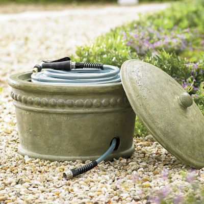 Beaded Stonecast Hose Pot Frontgate