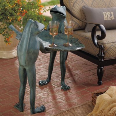 Conversational Frog Tray Table Frontgate