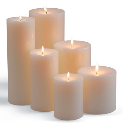 Unscented Pillar Candle Frontgate