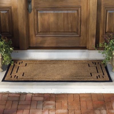 Westfield Non Monogrammed Coco And Rubber Door Mat Frontgate