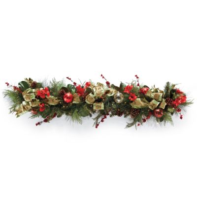 Glad Tidings Pre-lit Garland | Frontgate