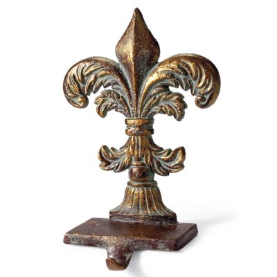 FleurdeLis Stocking Holder Frontgate