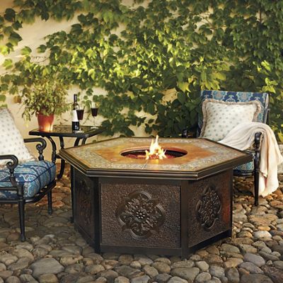 Verona Custom Gas Fire Table | Frontgate