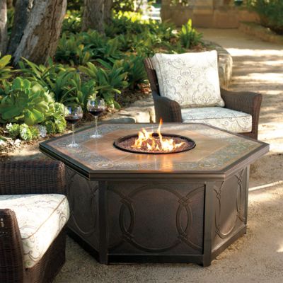 Verona Custom Gas Fire Table | Frontgate