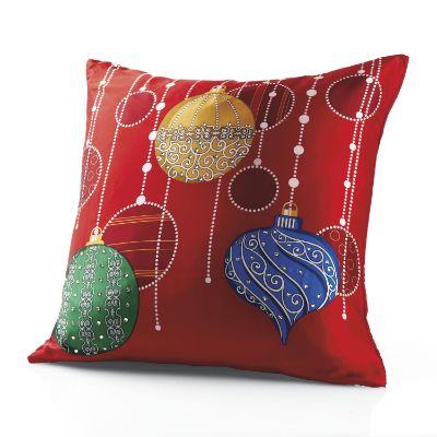 Sparking Ornaments Throw Pillow Frontgate