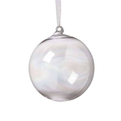 Set of 12 Clear Iridescent Ball Ornaments | Frontgate