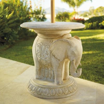 Elephant Umbrella Table | Frontgate