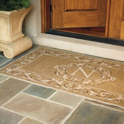 St. Clair Monogrammed Door Mat Frontgate