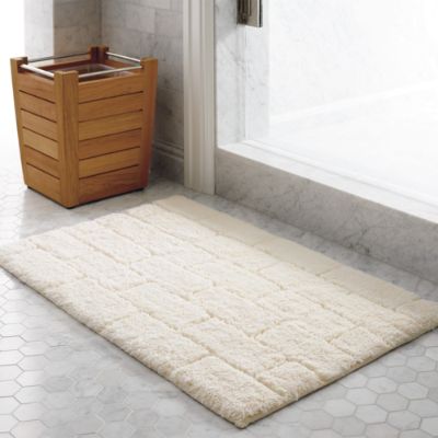 MitoVilla Blue Bathroom Rugs Set Of 2 17x24 Inches Thick Bath Rugs Non