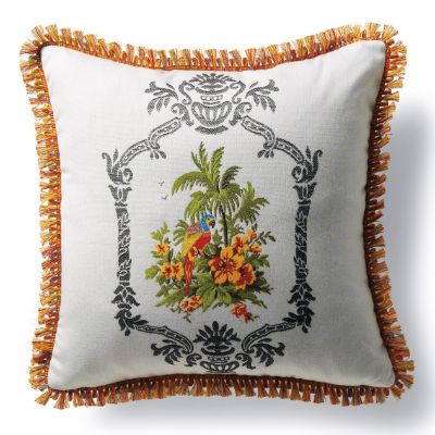 Parrot Paradise Outdoor Throw Pillow Frontgate