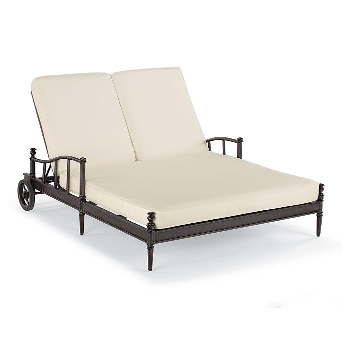 Sorrento Double Chaise Lounge with Cushions | Frontgate