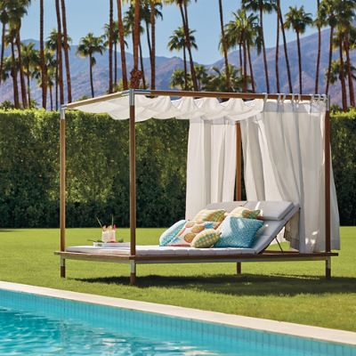 Antigua Canopied Daybed with Cushions | Frontgate