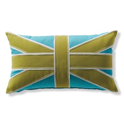 Outdoor British Flag Aruba Lumbar Pillow Frontgate