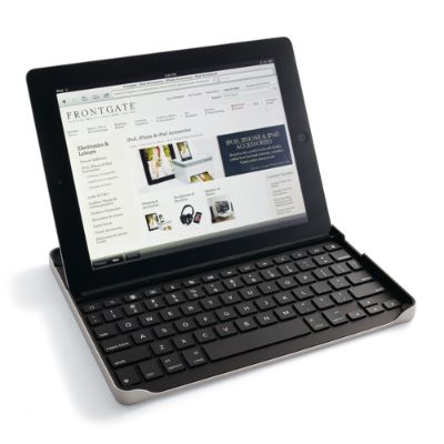 Rechargeable Aluminum iPad Case with Bluetooth Keyboard Frontgate