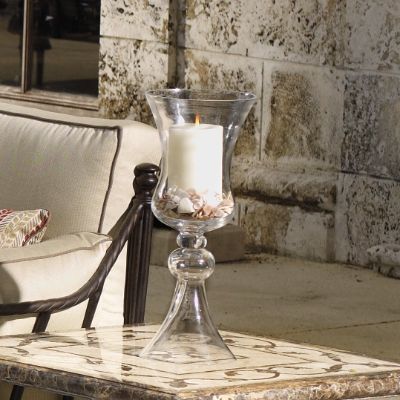 Glass Footed Vase Frontgate