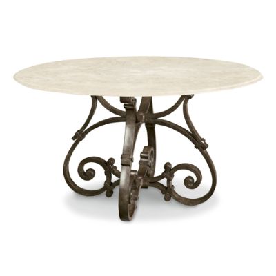 Maison Jardin Stone Top Round Dining Table Frontgate