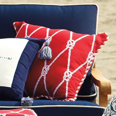 Docking Holiday Throw Pillow Frontgate