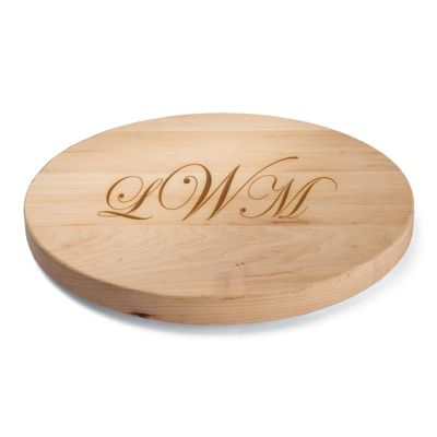 Personalized Lazy Susan with 3letter Monogram Frontgate