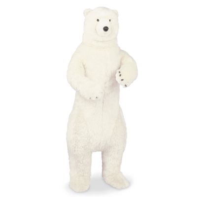 standing polar bear stuffed animal