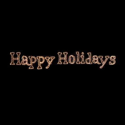 Lighted "Happy Holidays" 5ft. Sign Frontgate