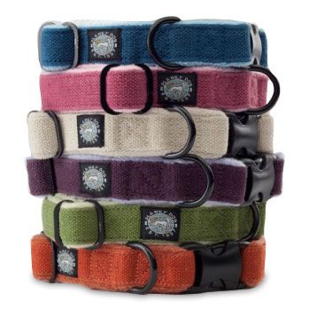 Cozy Hemp Adjustable Dog Collar