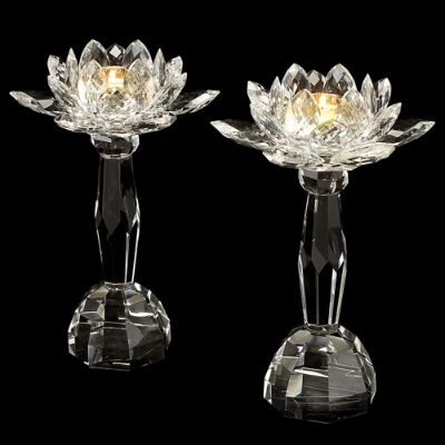 Crystal Bloom Candleholder | Frontgate