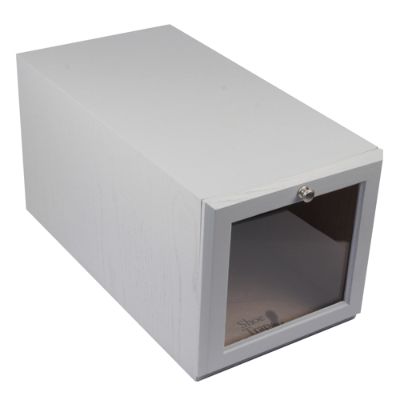 Medium Wood Shoe Storage Box Frontgate