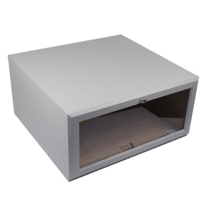 Large Wood Shoe Storage Box Frontgate